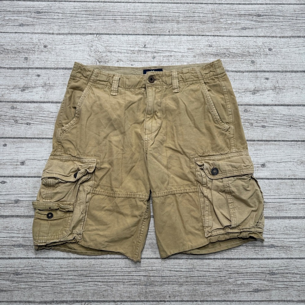 American Eagle Cargo Shorts Men's 30 Brown Classic Relaxed Fit Hiking Hunting